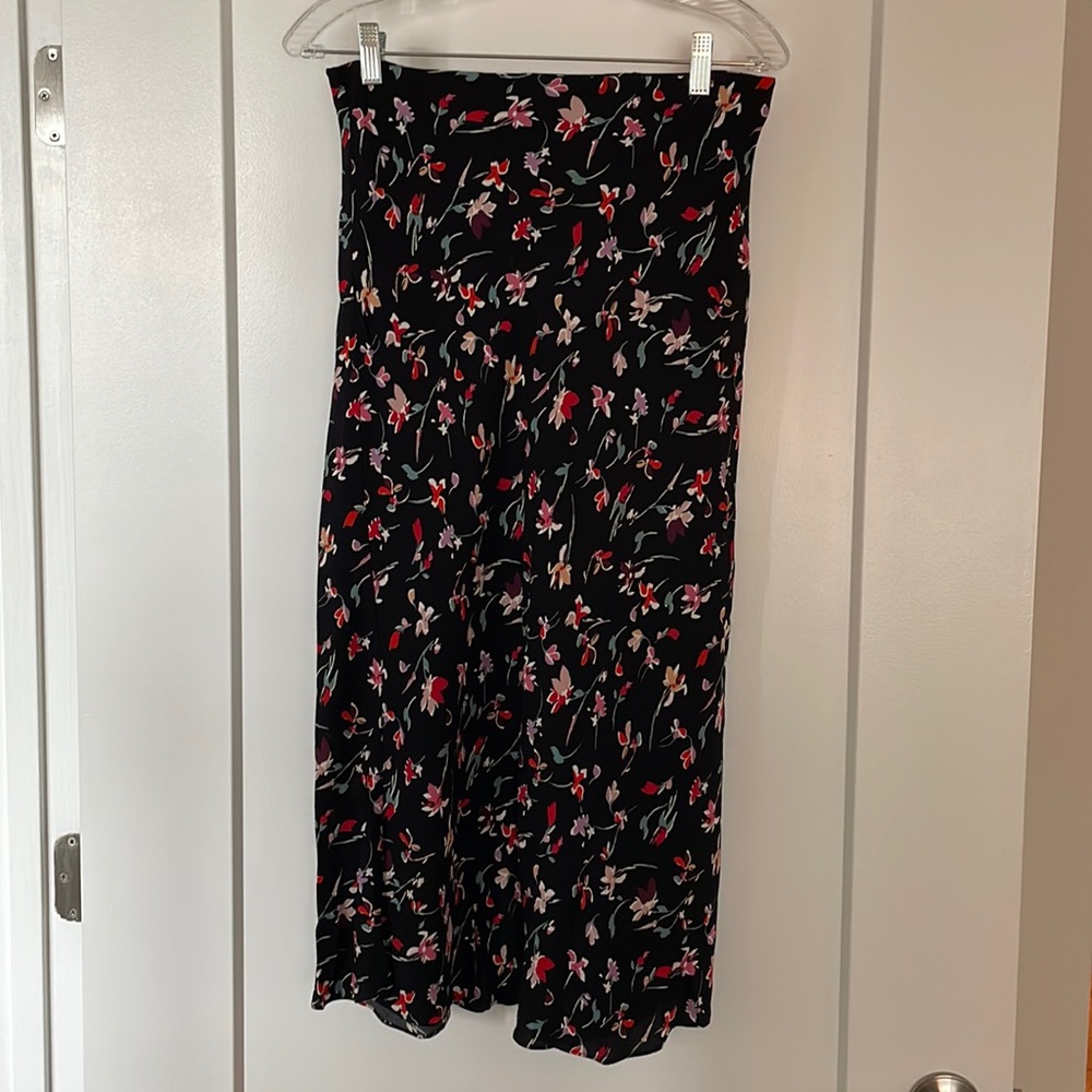 Madewell midi slip skirt